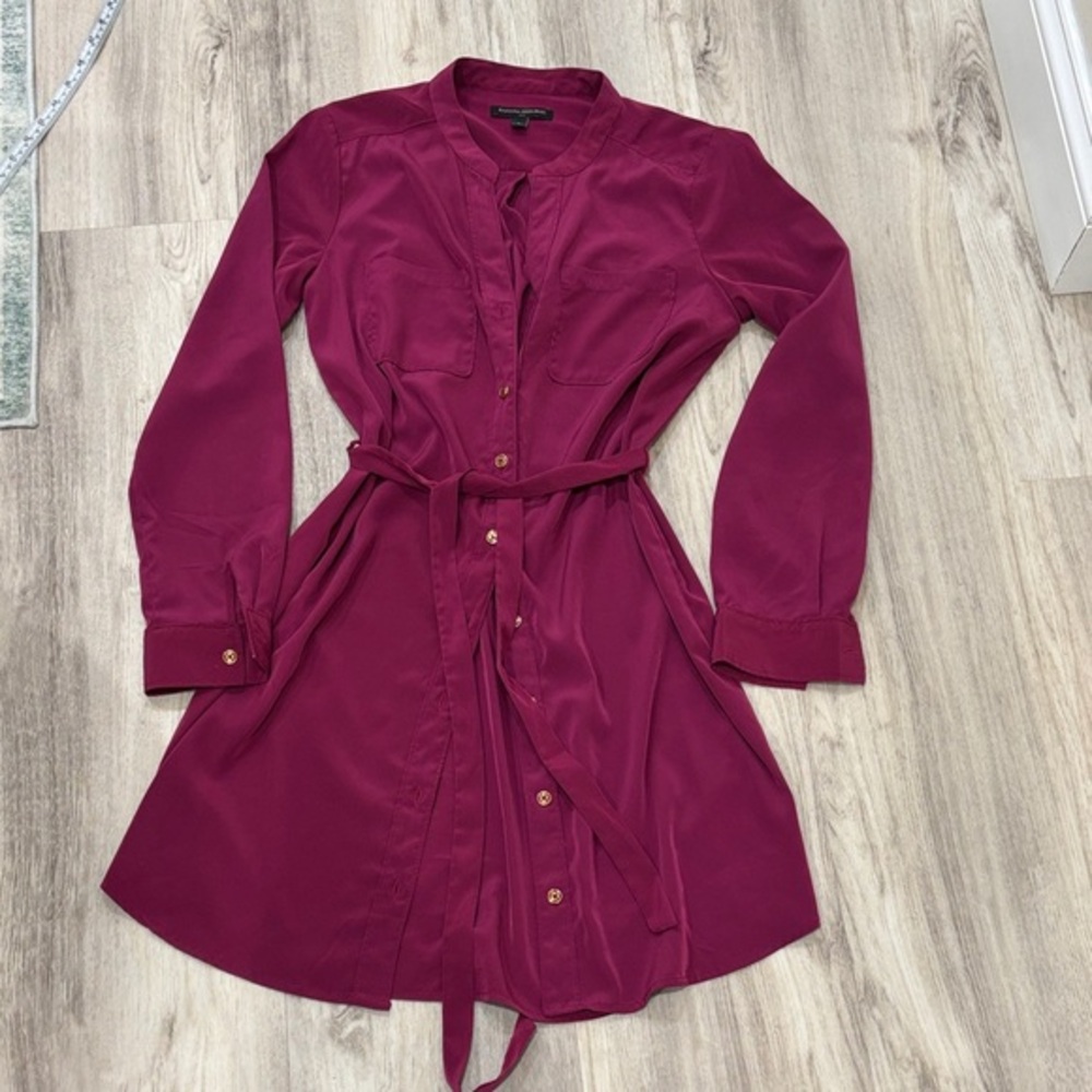 Banana Republic Deep purple Long Sleeve Dress size 6